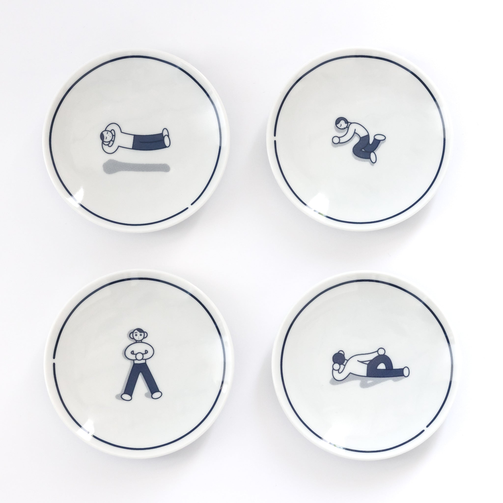 unpis 豆皿セット(4柄セット)