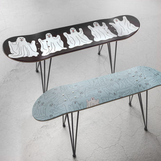 GHOSTS Skate Deck Stool