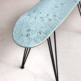 GHOSTS Skate Deck Stool
