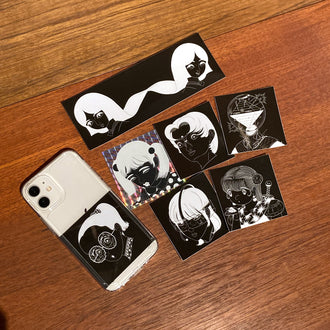 BLACK VISITORS ステッカーセット（7枚入り）