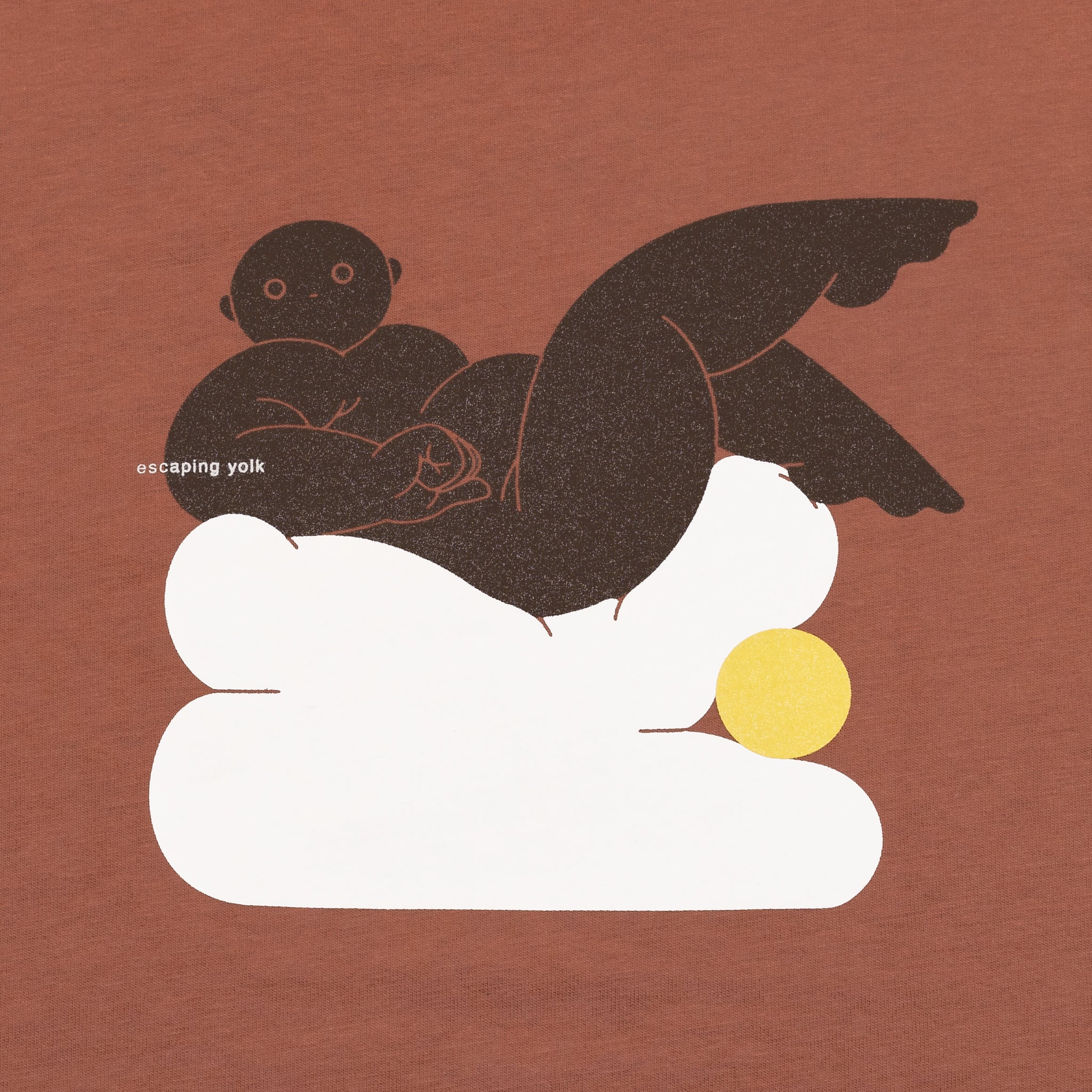 Escaping yolk Tシャツ