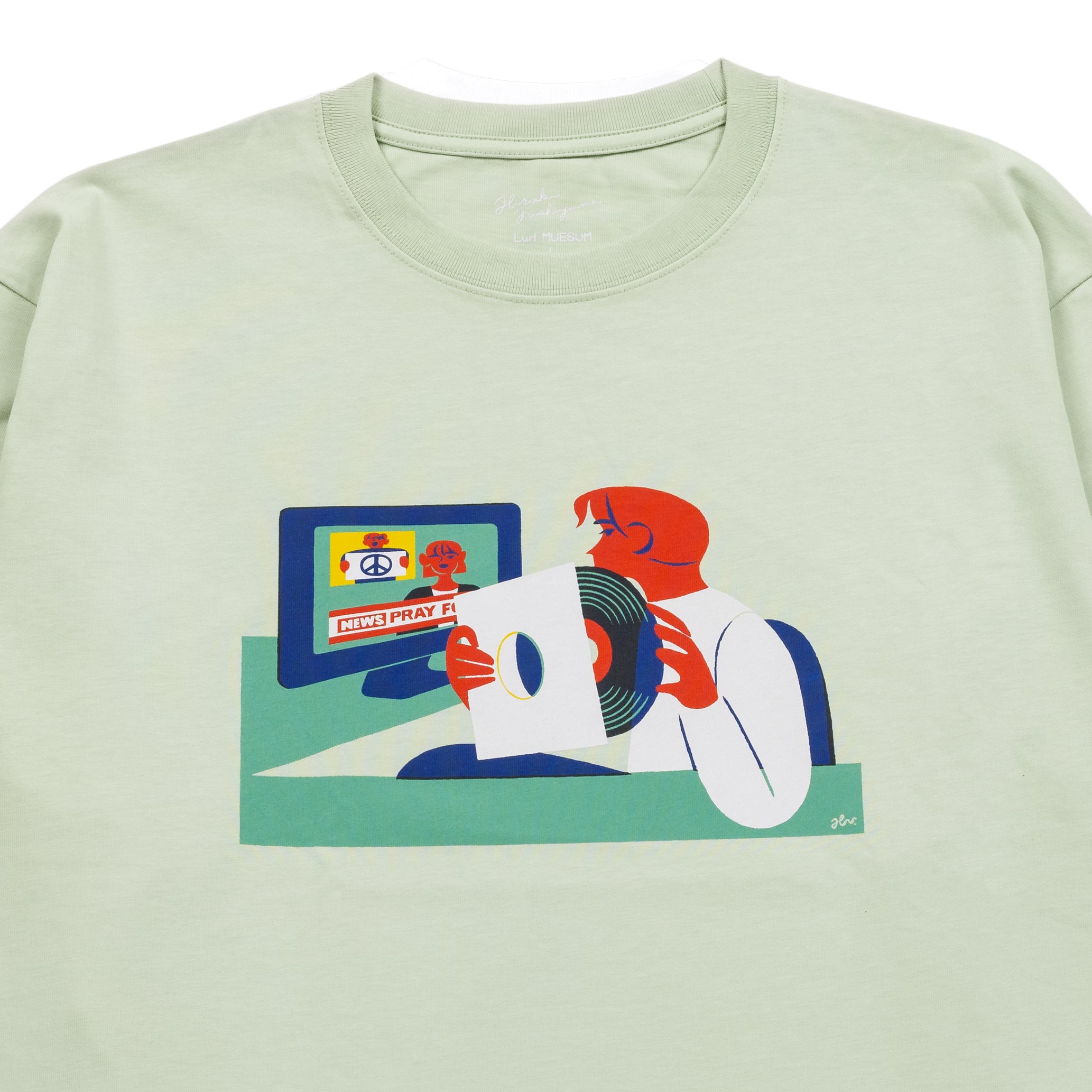 NEWS CHECK Long Sleeve T-Shirt