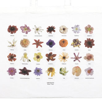 Flower List_B Tote Bag
