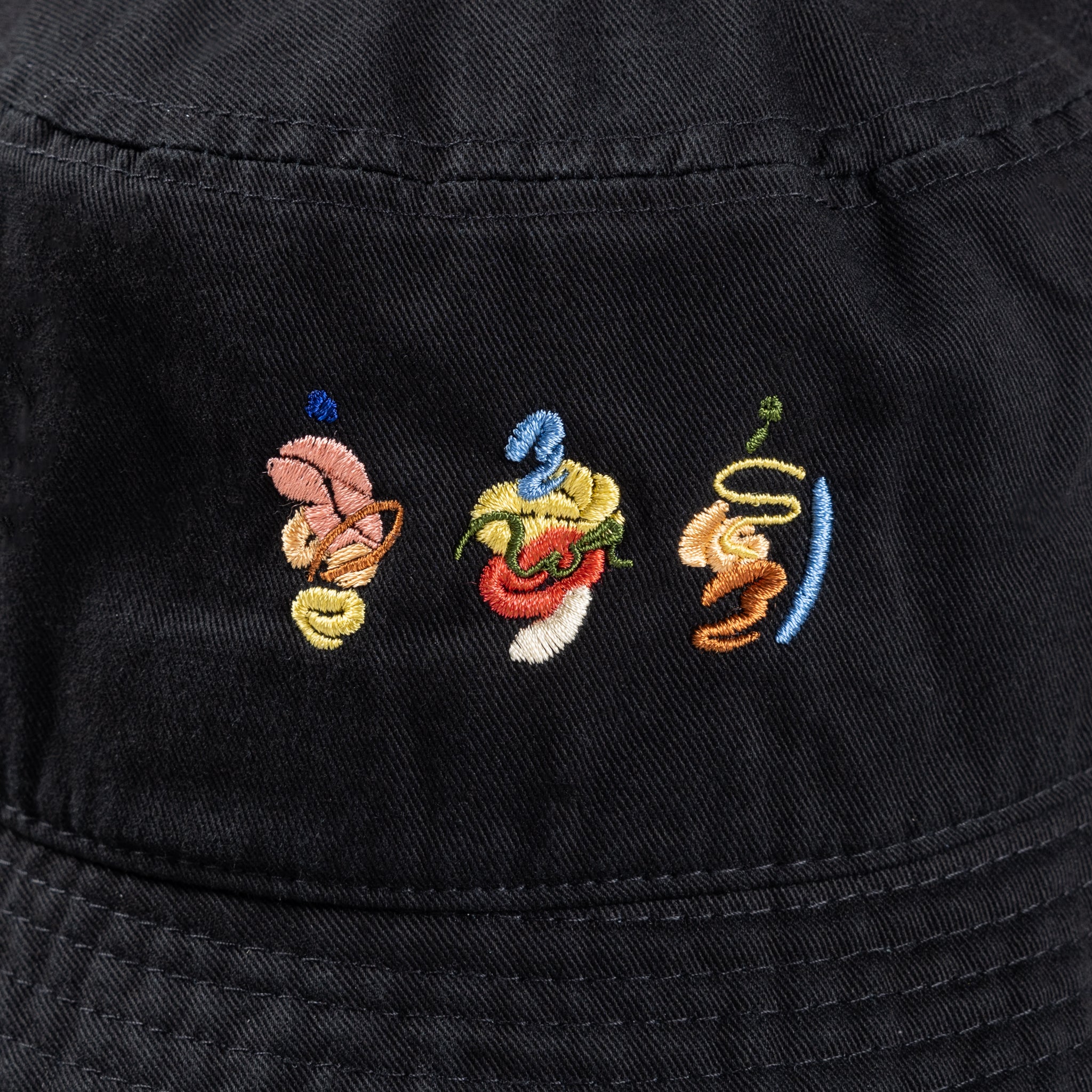 three dancing objects Bucket Hat