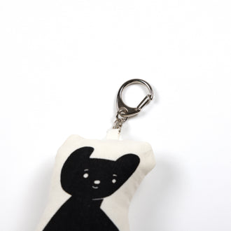 Anxious Cat Keychain